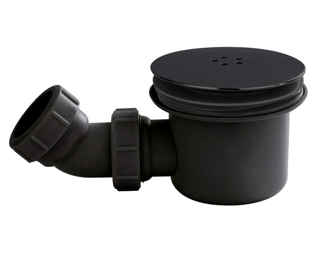 Nuie Fast Flow Shower Waste 90mm - Black- STW002