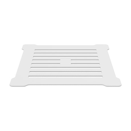 Hudson Reed Square Shower Waste Top - White - STW004S