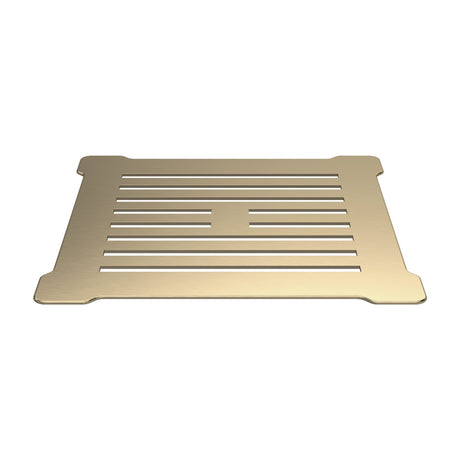 Hudson Reed Square Shower Waste Top - Brushed Brass - STW005S