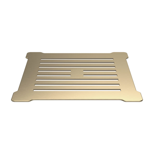 Hudson Reed Square Shower Waste Top - Brushed Brass - STW005S