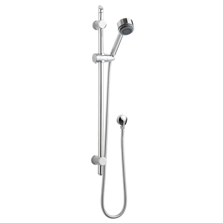 Nuie Shower Slider Modern Rail Kit 820mm High - Chrome - STY042
