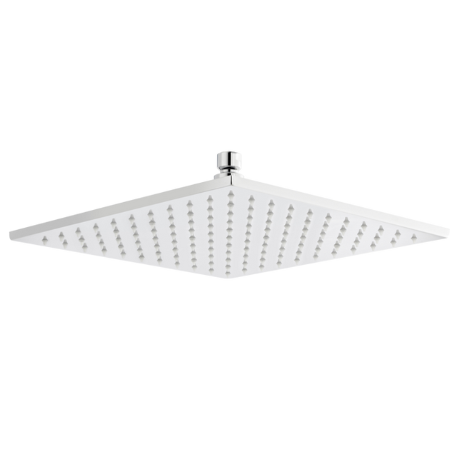 Nuie Square LED Fixed Shower Head 300mm x 300mm - Chrome - STY072