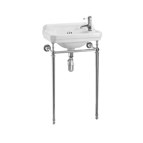 Burlington Basin Wash Stand - White - T21ACHR