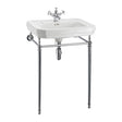Burlington Victorian Chrome Basin Wash Stand 610mm - T23ACHR