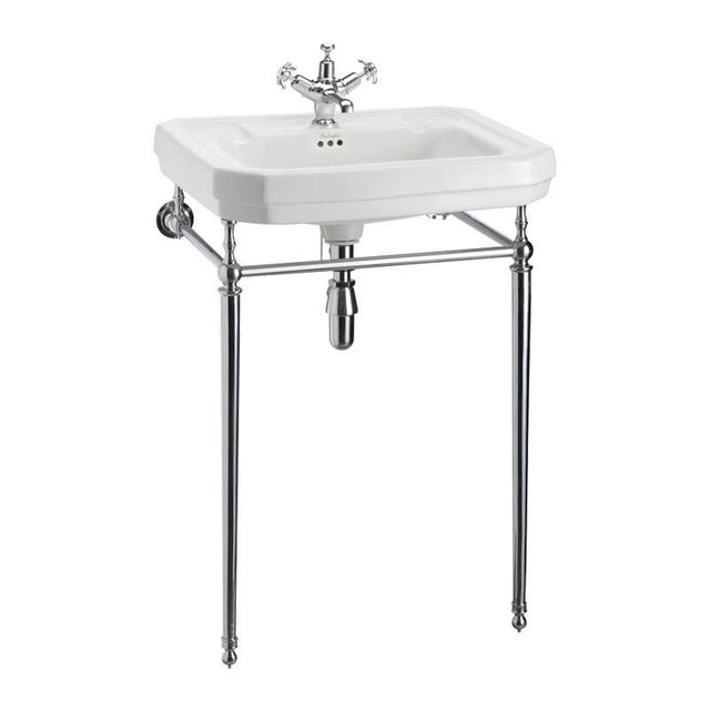 Burlington Victorian Chrome Basin Wash Stand 610mm - T23ACHR