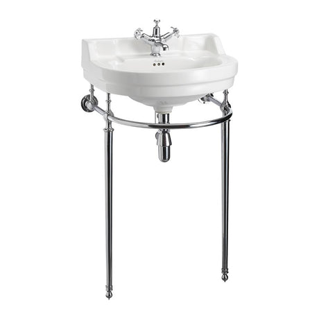 Burlington Basin Wash Stand (for 560mm Round Basin) - Chrome - T24ACHR