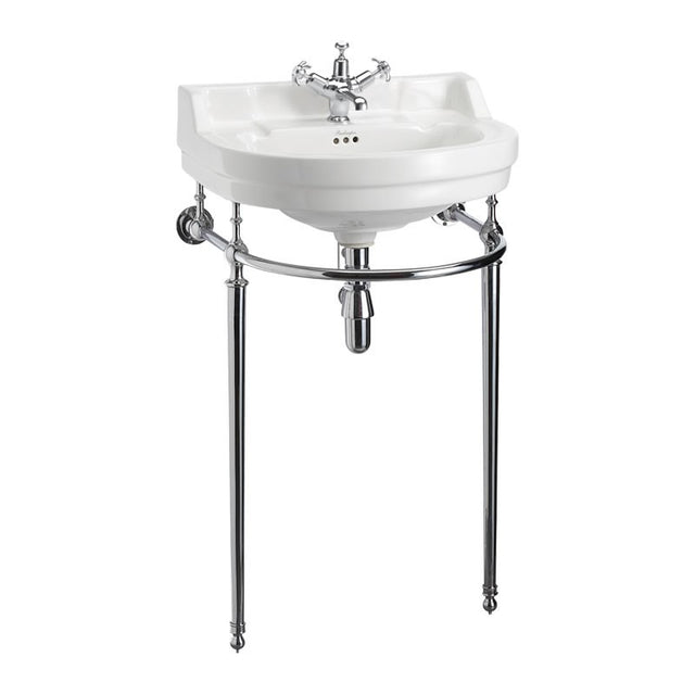 Burlington Basin Wash Stand (for 560mm Round Basin) - Chrome - T24ACHR