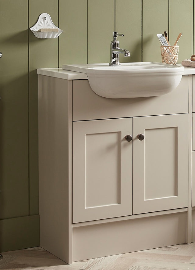 Tavistock Legacy Slim Basin Unit 500mm - Flax - T2SC5L.FX