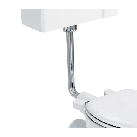 Burlington Chrome Low Level Cistern Flush Pipe Kit - T31CHR