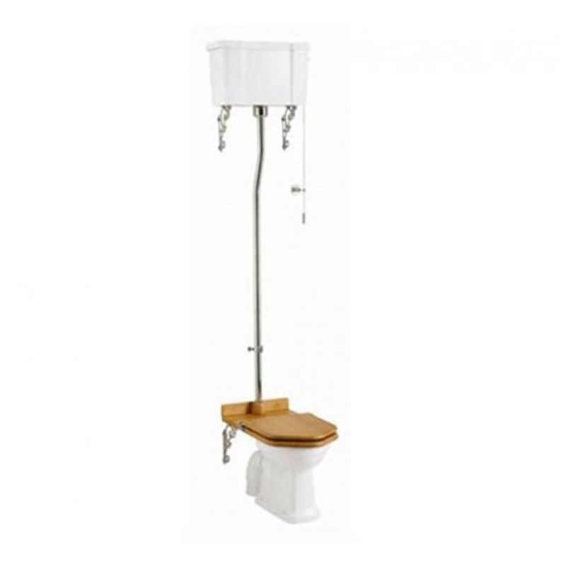 Burlington Chrome Extended High Level Pipe - T30X