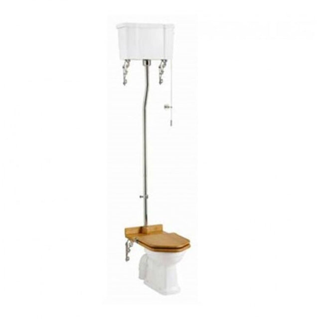 Burlington Chrome Extended High Level Pipe - T30X