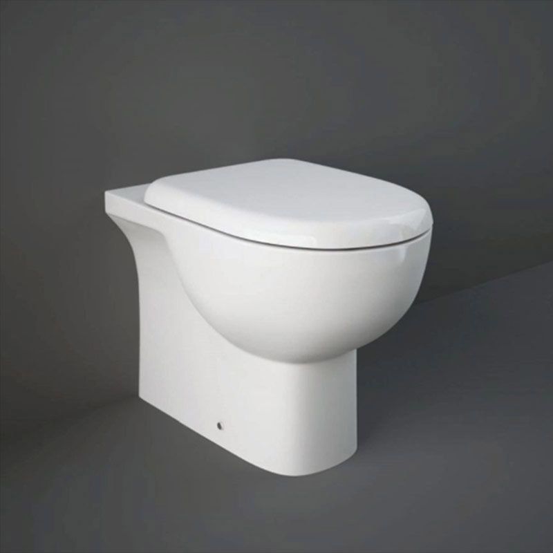 RAK Tonique Back To Wall WC Pan - Alpine White - TONBTWPAN