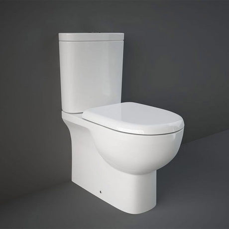 RAK Tonique Close Coupled Fully Back to Wall WC Pan - Alpine White - TONCCBTWPAN