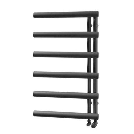 Towelrads Mayfair Straight Heated Towel Rail 795mm High x 500mm Wide - Anthracite - - 120874