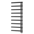 Towelrads Mayfair Straight Heated Towel Rail 1245mm High x 500mm Wide - Anthracite - 120875