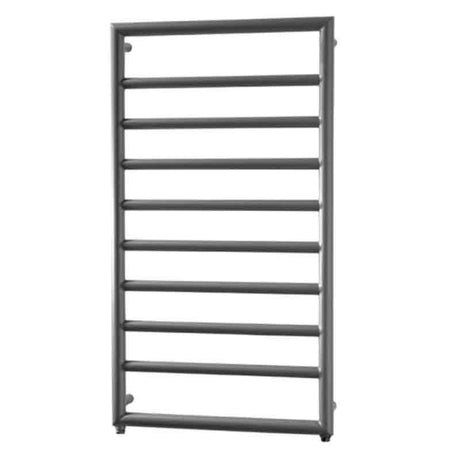 Towelrads Strand Straight Heated Towel Rail  900 mm High x 500mm Wide - Anthracite - 120880