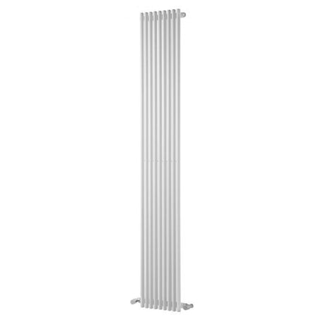 Towelrads Iridio Vertical Straight Hot Water Radiator 1800mm High x 500mm Wide - White - 120978