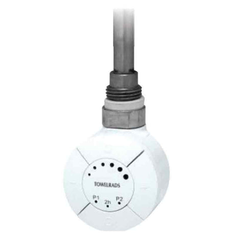 Towelrads Smart Thermostatic Elements Heated Heated Towel Rail Valve 600W - White - 126012