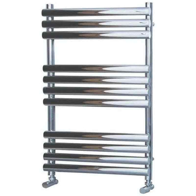 Towelrads Dorney Straight Heated Towel Rail 800mm High x 500mm Wide - Chrome - 128001