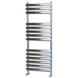 Towelrads Dorney Straight Heated Towel Rail 1200mm High x 500mm Wide - Chrome - 128002