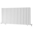 Towelrads Dorney Double Hot Water Radiator 600mm High x 832mm Wide - White - 128011