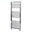 Towelrads Lambourn Straight Heated Towel Rail 1300mm High x 500mm Wide - Chrome - 128014