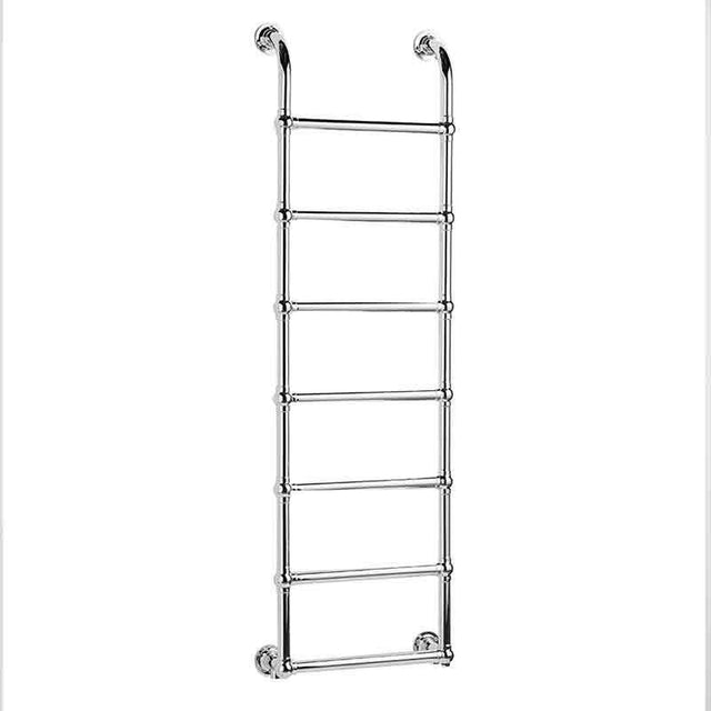 Towelrads Upton Victoria Traditional Heated Towel Rail 1600mm High x 500mm Wide - Chrome - 128039