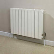 Towelrads Hanworth Horizontal Flat Panel Radiator 10 Sections 690mm High x 828mm Wide - White - 128085