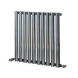 Towelrads Dorney Single Hot Water Radiator 600mm High x 592mm Wide - Anthracite - 128177