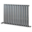 Towelrads Dorney Single Hot Water Radiator 600mm High x 832mm Wide - Anthracite - 128178
