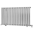 Towelrads Dorney Single Hot Water Radiator 600mm High x 1012mm Wide - Anthracite - 128179