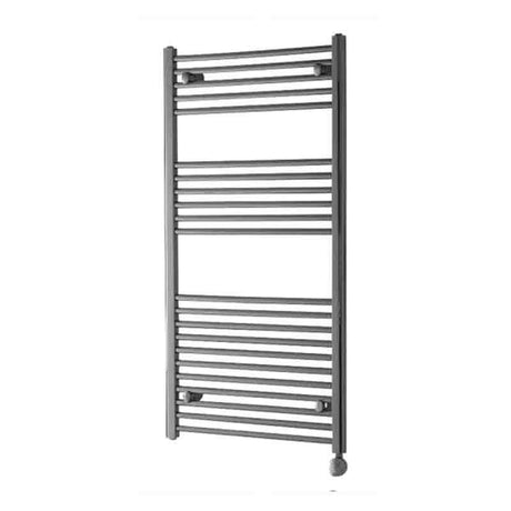 Towelrads Richmond Smart Thermostatic Straight Electric Towel Rail 1186mm High x 450mm Wide - Anthracite - 136015