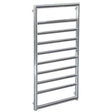 Towelrads Eversley Straight Heated Towel Rail 1000mm High x 500mm Wide - Polished Stainless Steel - 136031