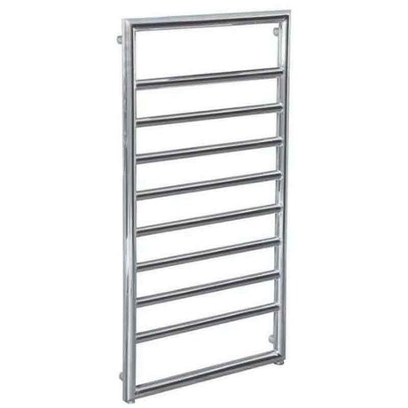 Towelrads Eversley Straight Heated Towel Rail 1000mm High x 500mm Wide - Polished Stainless Steel - 136031