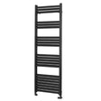 Towelrads Eton Straight Heated Towel Rail 1000mm High x 300mm Wide - Anthracite - 136061