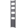 Towelrads Eton Straight Heated Towel Rail 1600mm High x 300mm Wide - Anthracite - - 136064