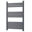 Towelrads Eton Straight Heated Towel Rail 800mm High x 500mm Wide - Anthracite - - 136066
