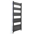 Towelrads Eton Straight Heated Towel Rail 1400mm High x 500mm Wide - Anthracite - 136069