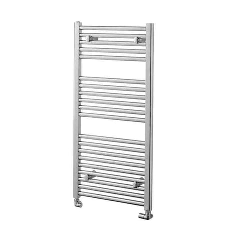 Towelrads Pisa Straight Heated Towel Rail 1000mm High x 500mm Wide - Chrome - 140012