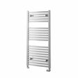 Towelrads Pisa Straight Heated Towel Rail 1200mm High x 750mm Wide - Chrome - 140019