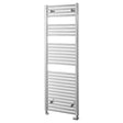 Towelrads Pisa Straight Heated Towel Rail 1400mm High x 600mm Wide - Chrome - 140023