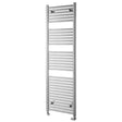 Towelrads Pisa Straight Heated Towel Rail 1600mm High x 600mm Wide - Chrome - 140029