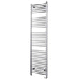 Towelrads Pisa Straight Heated Towel Rail 1800mm High x 450mm Wide - Chrome - 140032