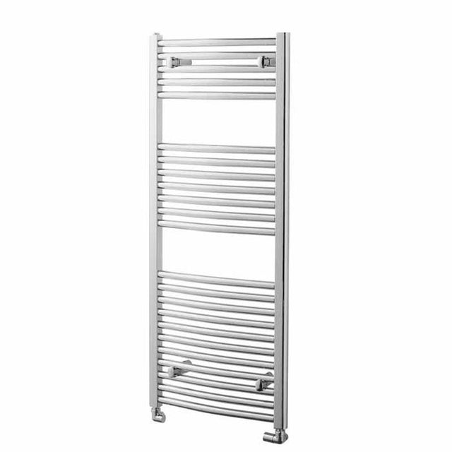 Towelrads Pisa Curved Heated Towel Rail 1400mm High x 600mm Wide - Chrome - 140054