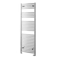 Towelrads Pisa Curved Heated Towel Rail 1600mm High x 400mm Wide - Chrome - 140055