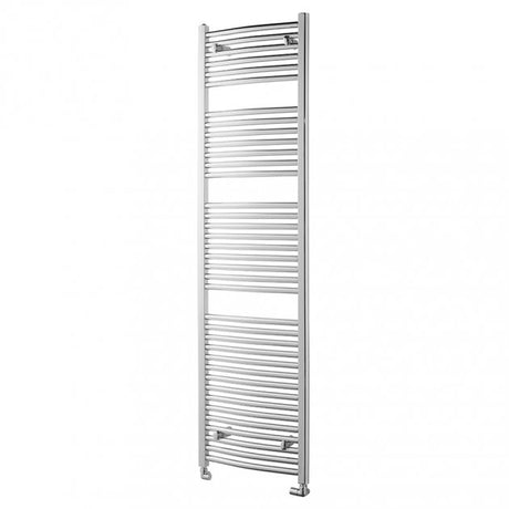 Towelrads Pisa Curved Heated Towel Rail 1800mm High x 400mm Wide - Chrome - 140059