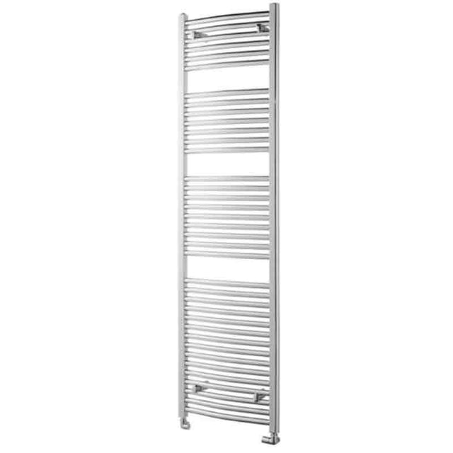 Towelrads Pisa Curved Heated Towel Rail 1800mm High x 600mm Wide - Chrome - 140062