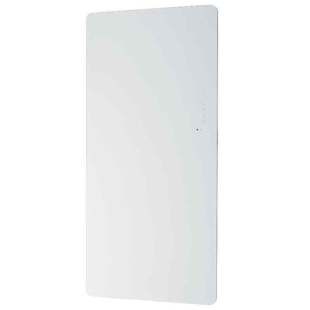 Towelrads Vetro Frame Glass Hot Water Radiator 1000mm High x 500mm Wide - White - 144238