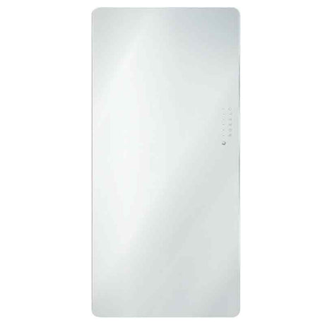 Towelrads Vetro Frame Glass Hot Water Radiator 1000mm High x 500mm Wide - Mirror - 144244