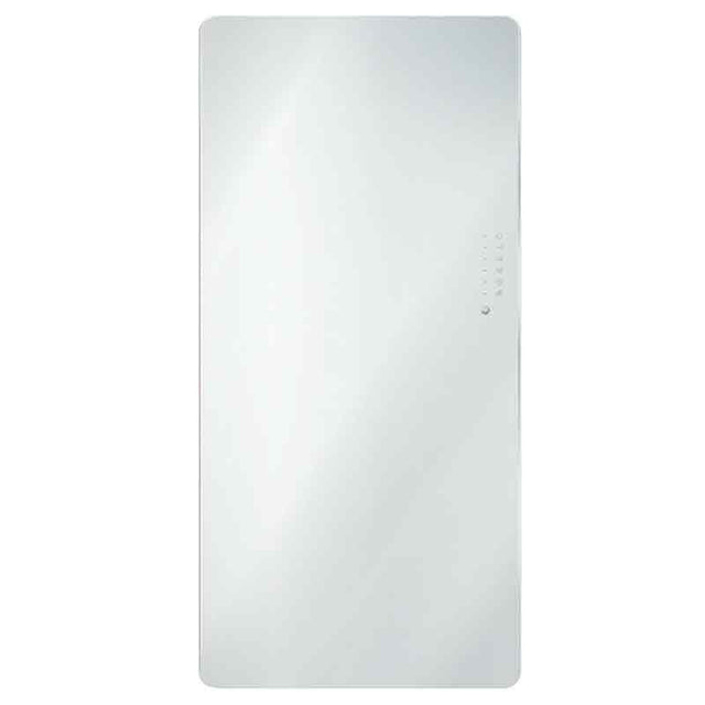 Towelrads Vetro Frame Glass Hot Water Radiator 1000mm High x 500mm Wide - Mirror - 144244